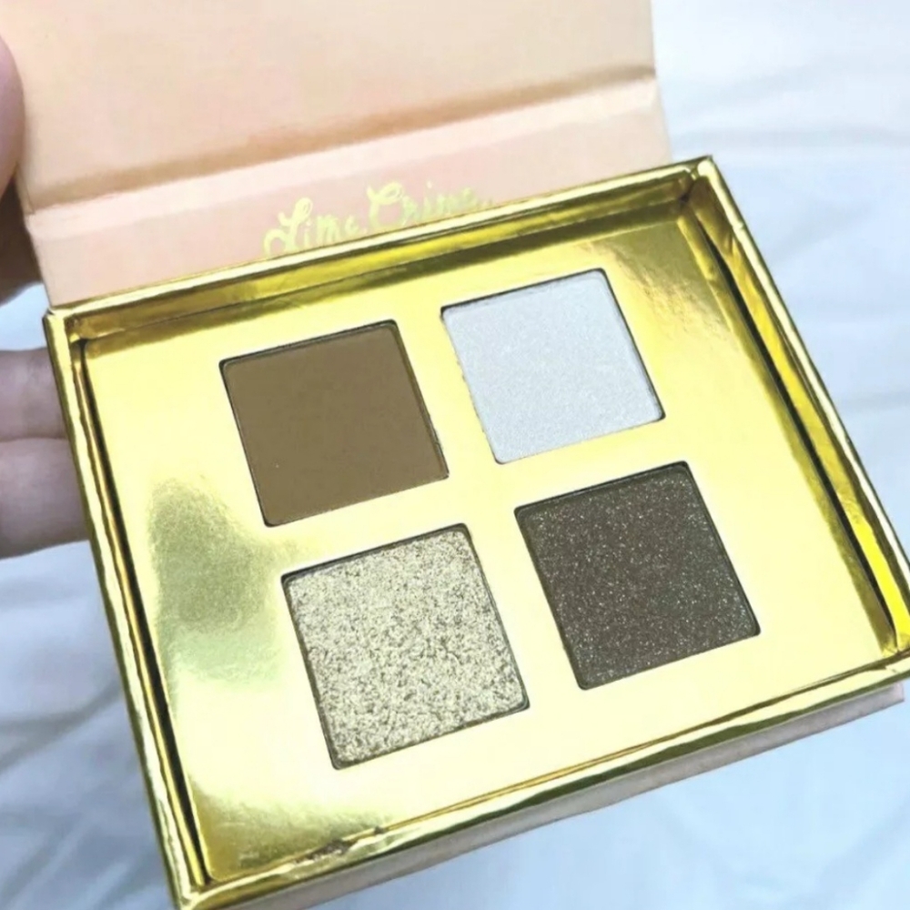 LIME CRIME VENUS XS SOLID GOLD EYE EYESHADOW SHADOW QUAD MINI PALETTE NIB